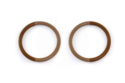 Alça de Madeira Argola 14cm