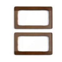 Alça de Madeira Retangular 14,6cm