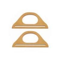 Alça de Madeira Vazada Grande 25cm