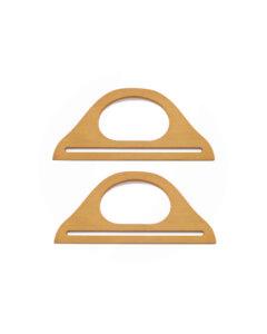 Alça de Madeira Vazada Grande 25cm