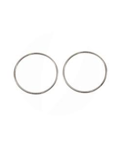 Alça de Metal Redonda Prata 12,50cm