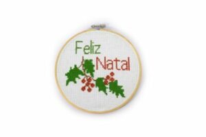 Kit Bordado Coleção Natal 2022 Bordado Feliz Natal