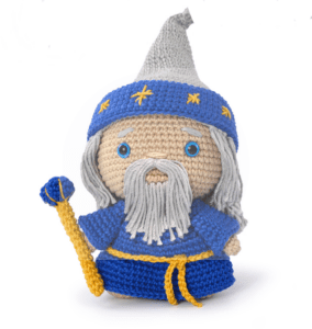 Kit Amigurumi Fofurinha Halloween Feiticeiro