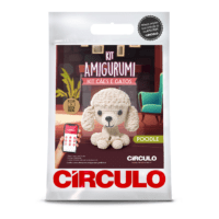 Kit Amigurumi Cães e Gatos Poodle