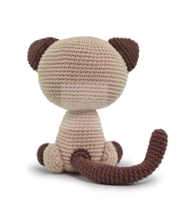 Kit Amigurumi Cães e Gatos Siamês