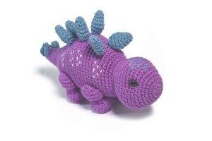 Kit Amigurumi - Coleção Dinos Baby Stegossauro