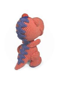 Kit Amigurumi - Coleção Dinos Baby T-Rex