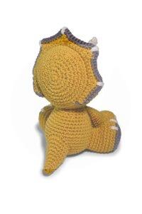 Kit Amigurumi - Coleção Dinos Baby Triceratops
