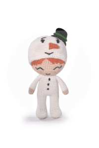 Kit Amigurumi Coleção Natal 2023 Boneco de Neve Yan