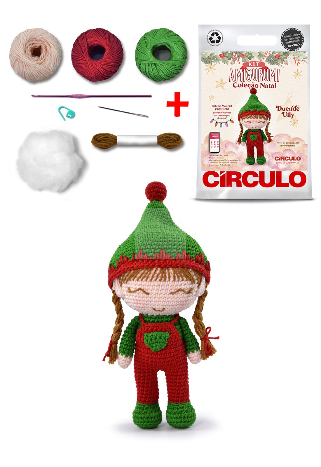 Kit Amigurumi Coleção Natal 2023 Duende Ully - Imagem 3
