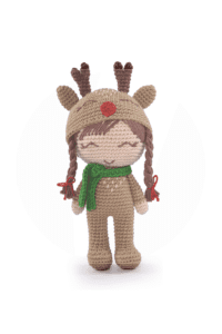 Kit Amigurumi Coleção Natal 2023 Rena Flora