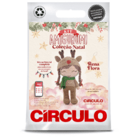 Kit Amigurumi Coleção Natal 2023 Rena Flora