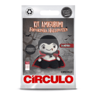 Kit Amigurumi Fofurinha Halloween Vampiro