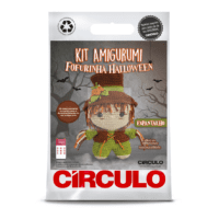 Kit Amigurumi Fofurinha Halloween Espantalho