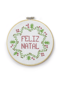 Kit Bordado Coleção Natal 2023 Feliz Natal