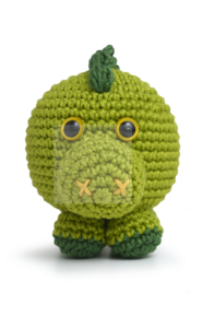 Kit Meu Primeiro Amigurumi - Coleção Bicho Bola Dinossauro