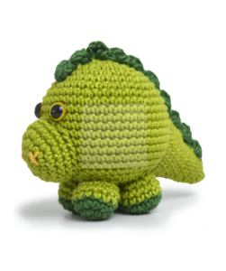Kit Meu Primeiro Amigurumi - Coleção Bicho Bola Dinossauro