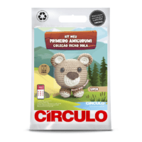 Kit Meu Primeiro Amigurumi - Coleção Bicho Bola Urso