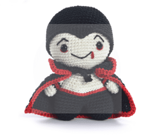 Kit Amigurumi Fofurinha Halloween Vampiro