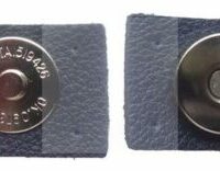 Botão Imantado Prateado Sintético 3.50 x 2.00cm