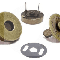 Botão Imantado 14mm Ouro Velho com 20 Unidades