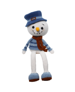 Kit Amigurumi Coleção Natal 2024 Boneco de Neve John