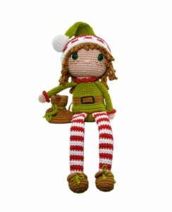 Kit Amigurumi Coleção Natal 2024 Duende Pepper
